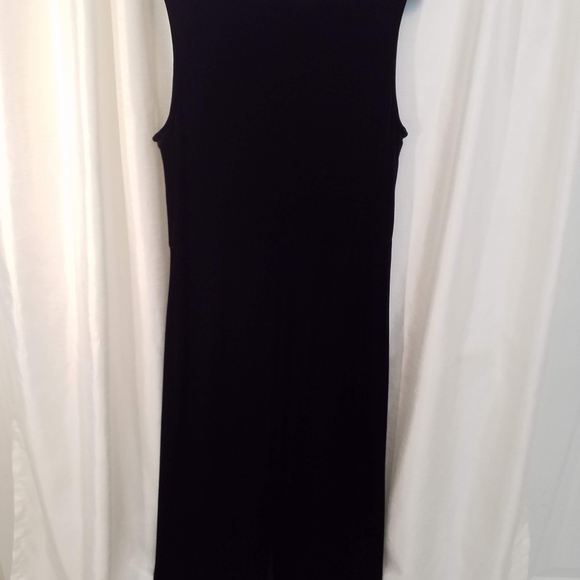 NEW VINTAGE S&A BLK VELVET DRS & JACKET SILK sz10 - Picture 5 of 7